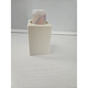 Vintage Dixie‎ Bathroom Cup Pop Up Dispenser Holder Beige Plastic for 3 oz Cups